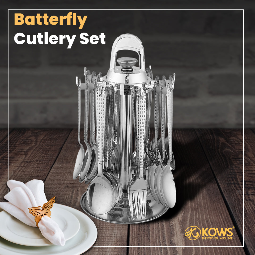 KOWS Butterfly cutlery set (SCS008)