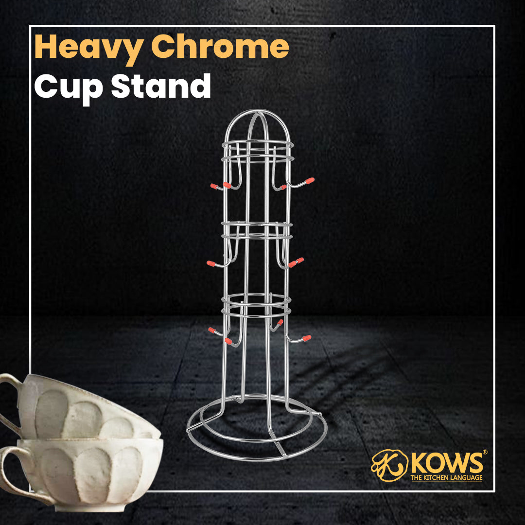 KOWS -HEAVY CHROM CUP STAND-CP 004