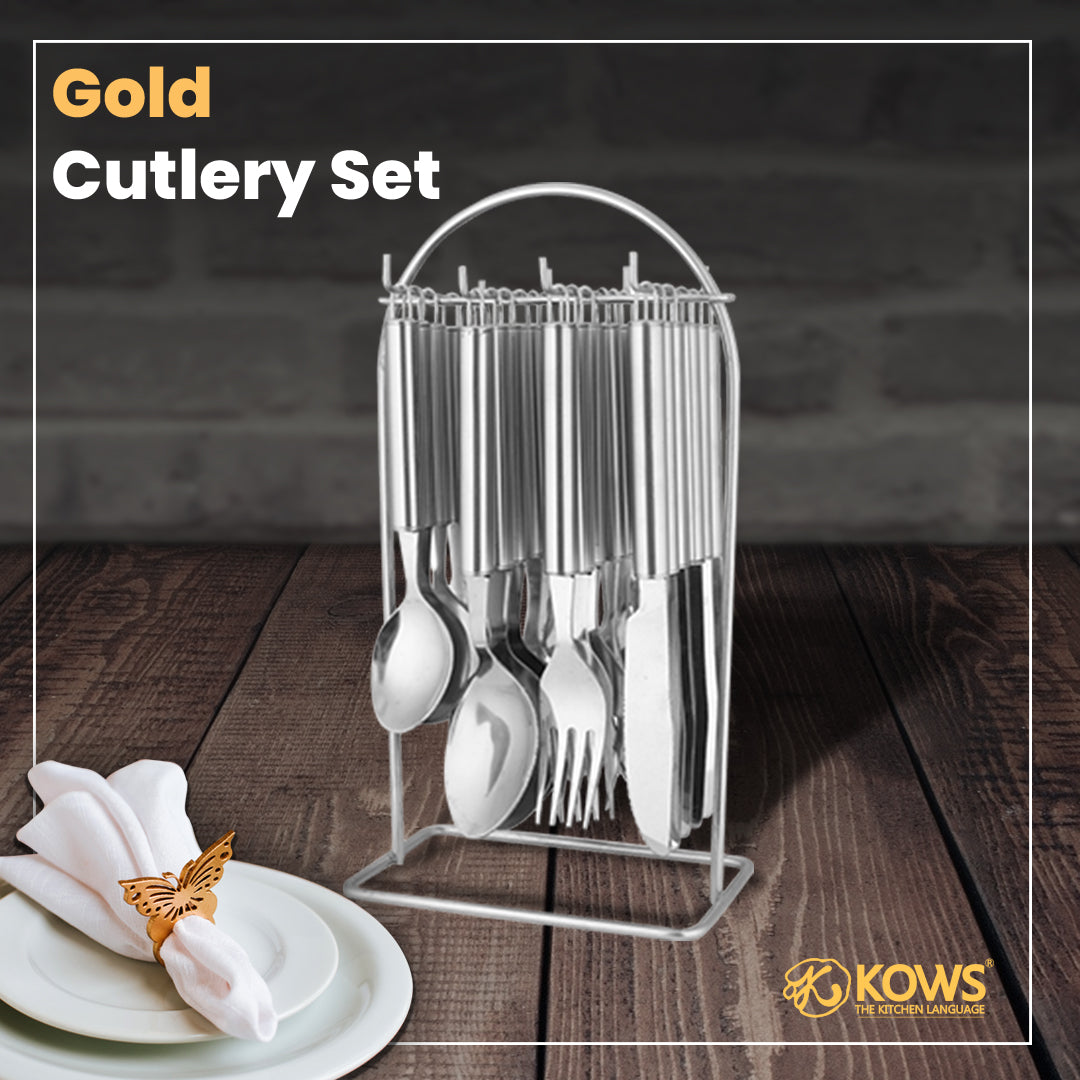 KOWS Gold cutlery set (SCS009)
