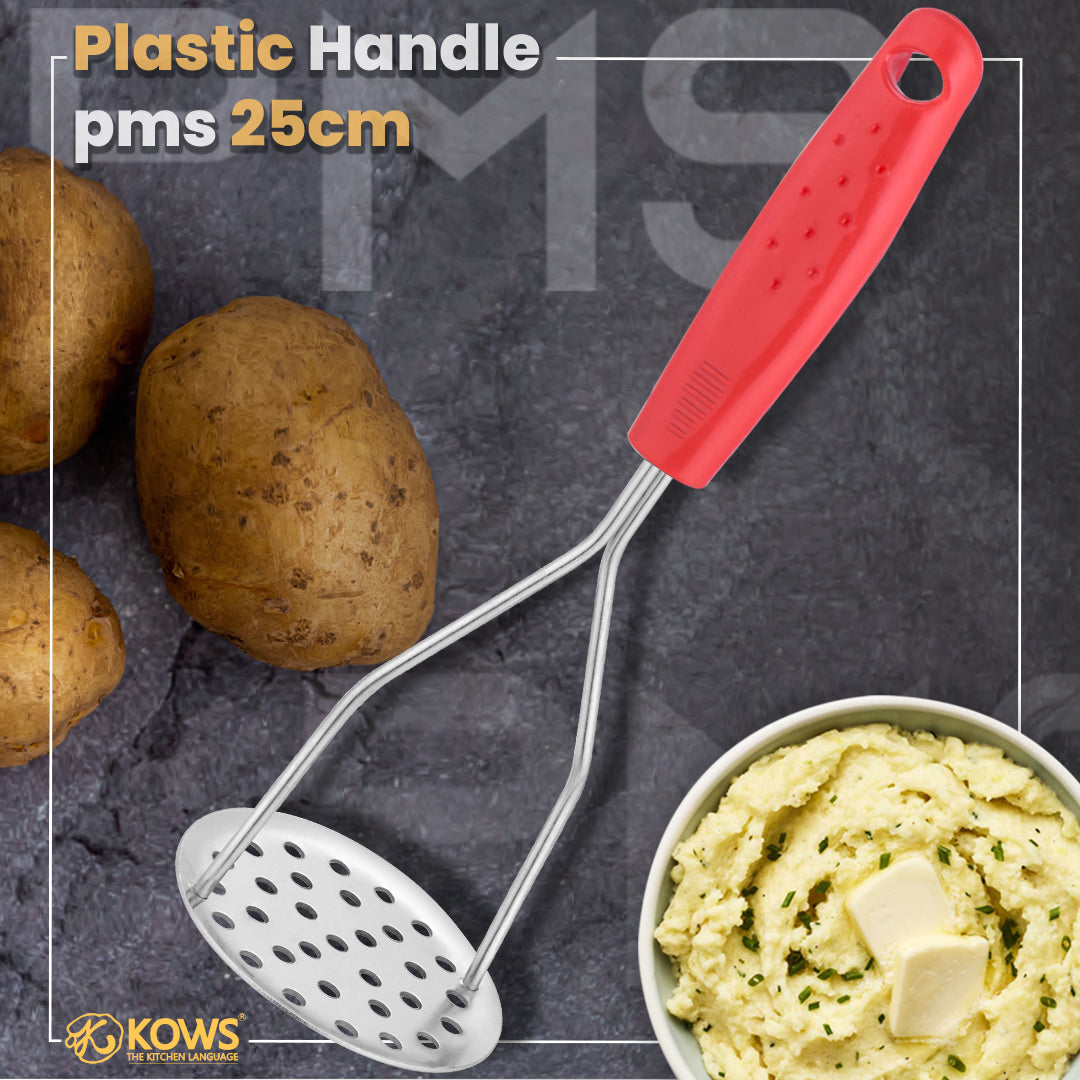 KOWS Plastic  round potato masher (PMS 001)