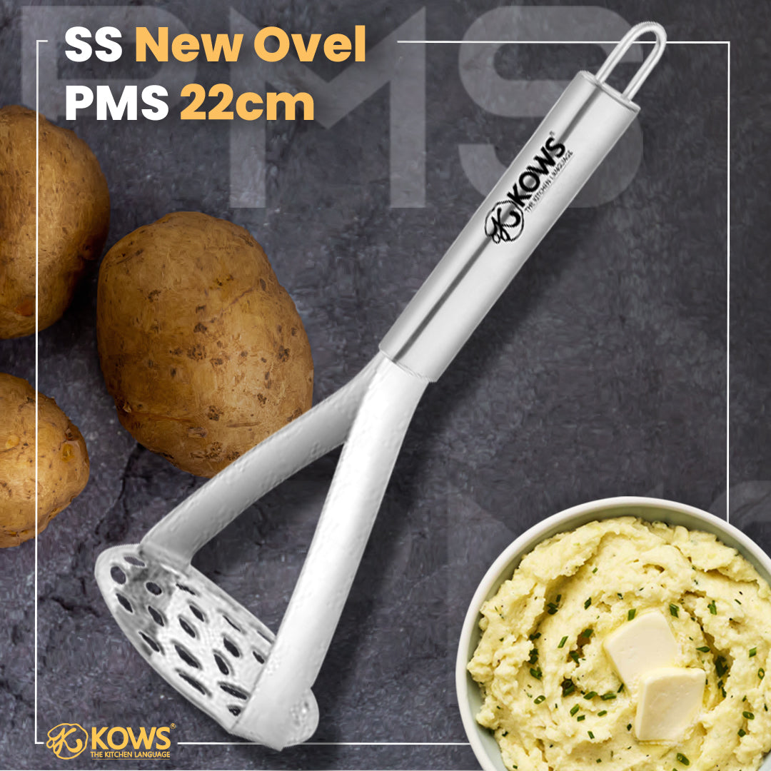 KOWS New oval pipe potato masher (PMS 18)
