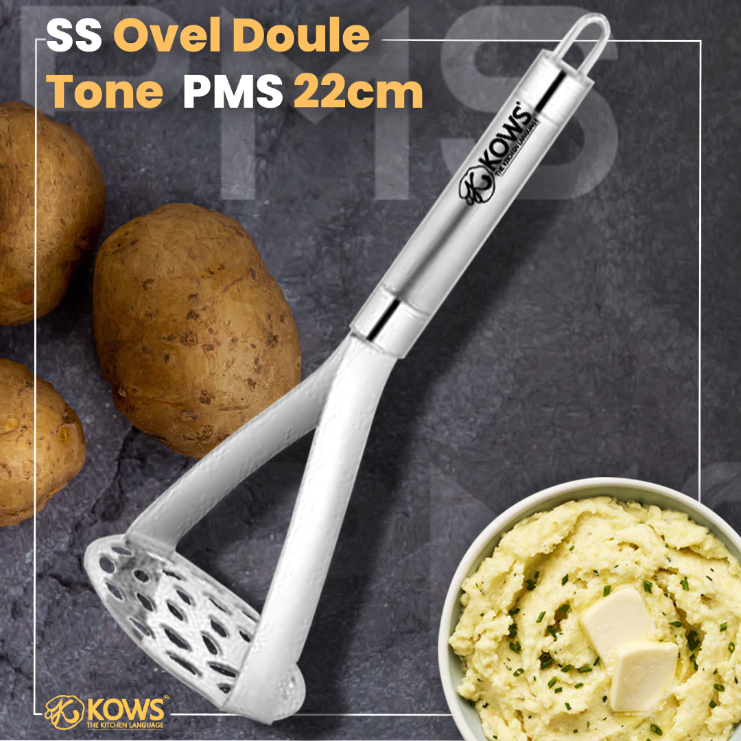 KOWS Oval double tone potato masher (PMS 17)