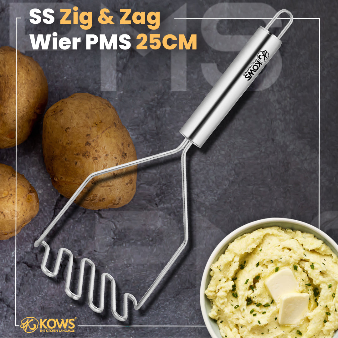KOWS Oval zig zag wire potato masher (PMS 05)