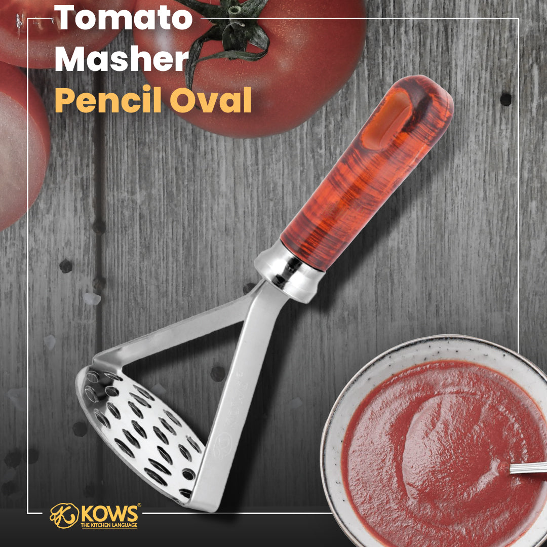 KOWS Tomato masher pencil (oval) (PMS 24)