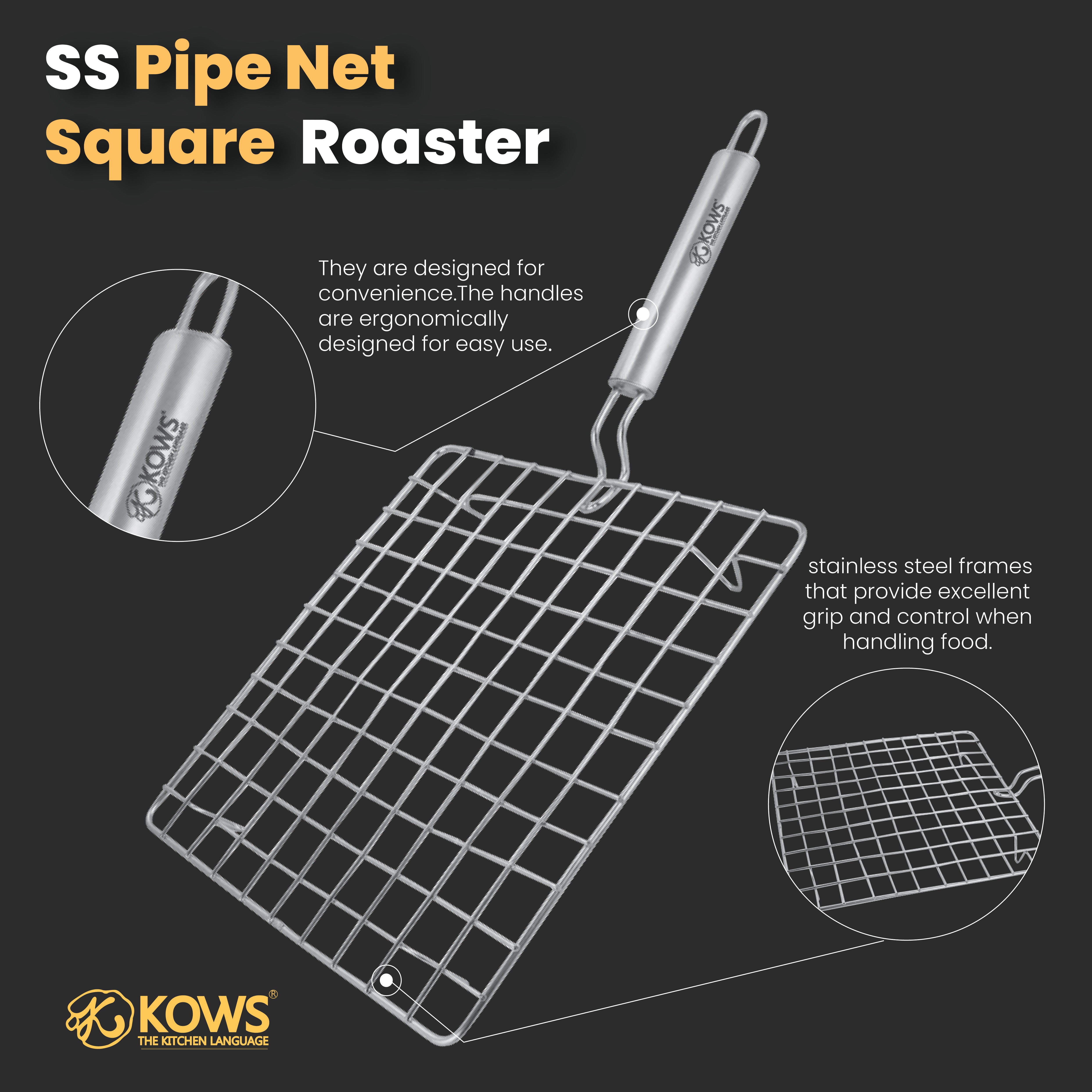 KOWS Pipe net square roaster (RST08)