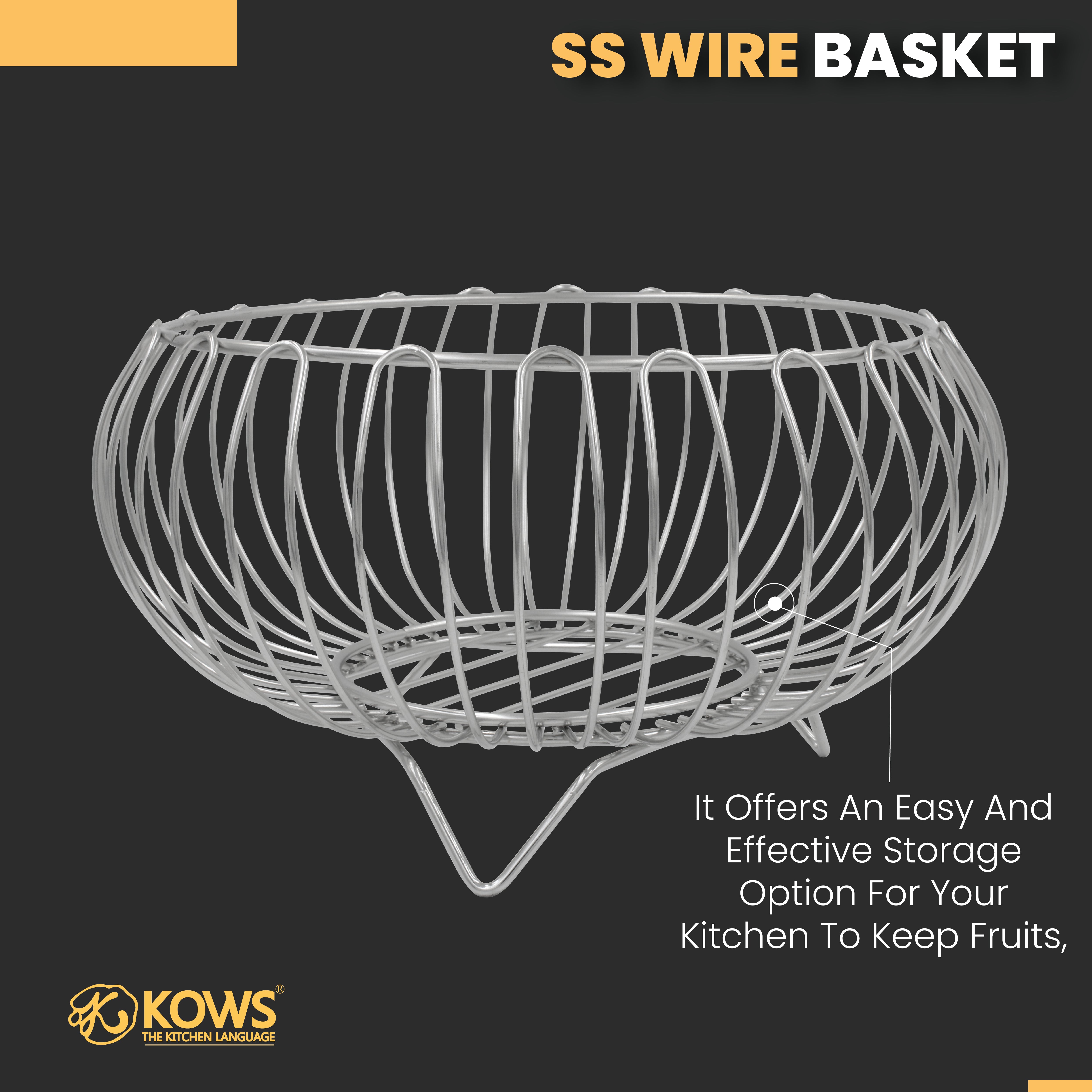 Round Fruit & Vegetable Basket