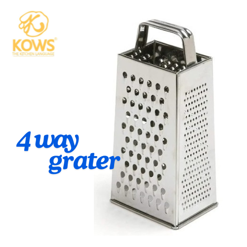 KOWS Kitchenware Premium 4-Way Grater