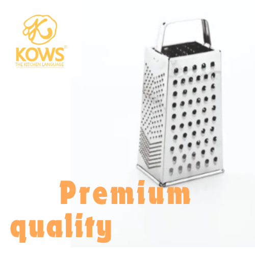 KOWS Kitchenware Premium 4-Way Grater