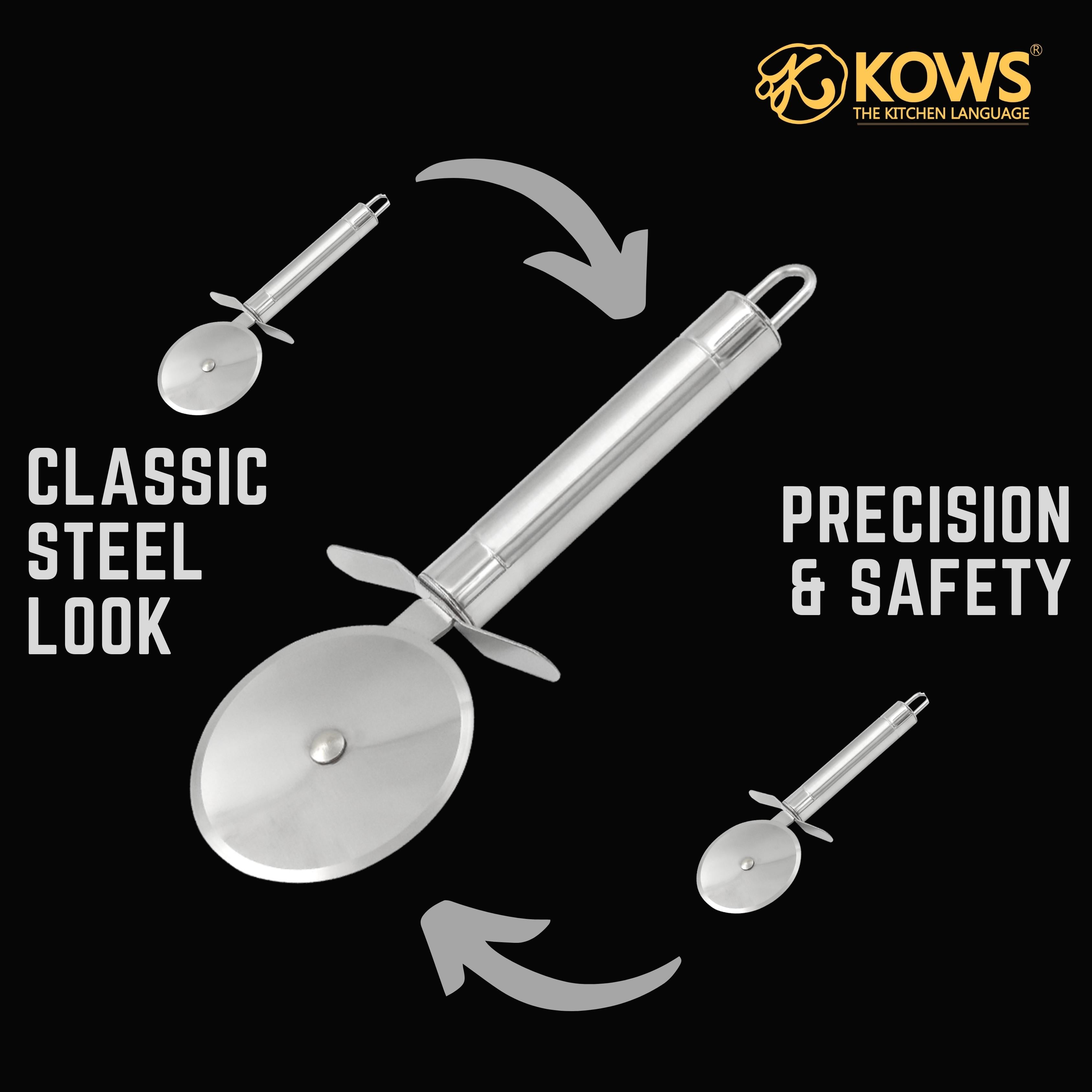 KOWS Dual tone  pizza cutter  (PPC003)