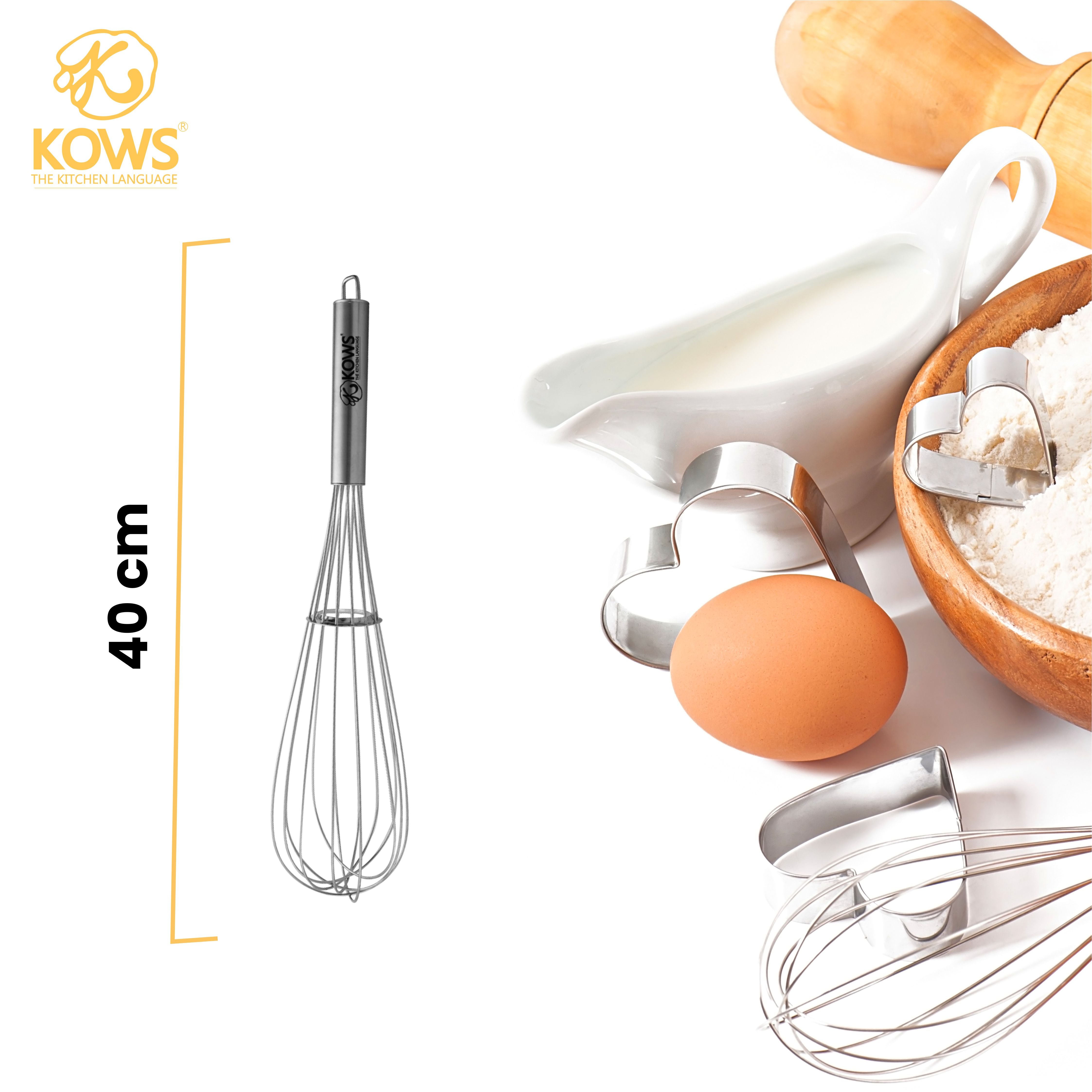 KOWS Pipe handle 2.5mm whisk 35 cm (WK0026)