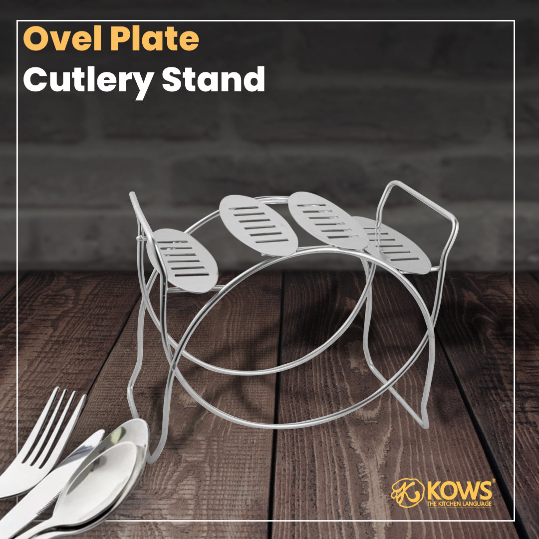 KOWS Oval plate cutlery stand (CTS002)