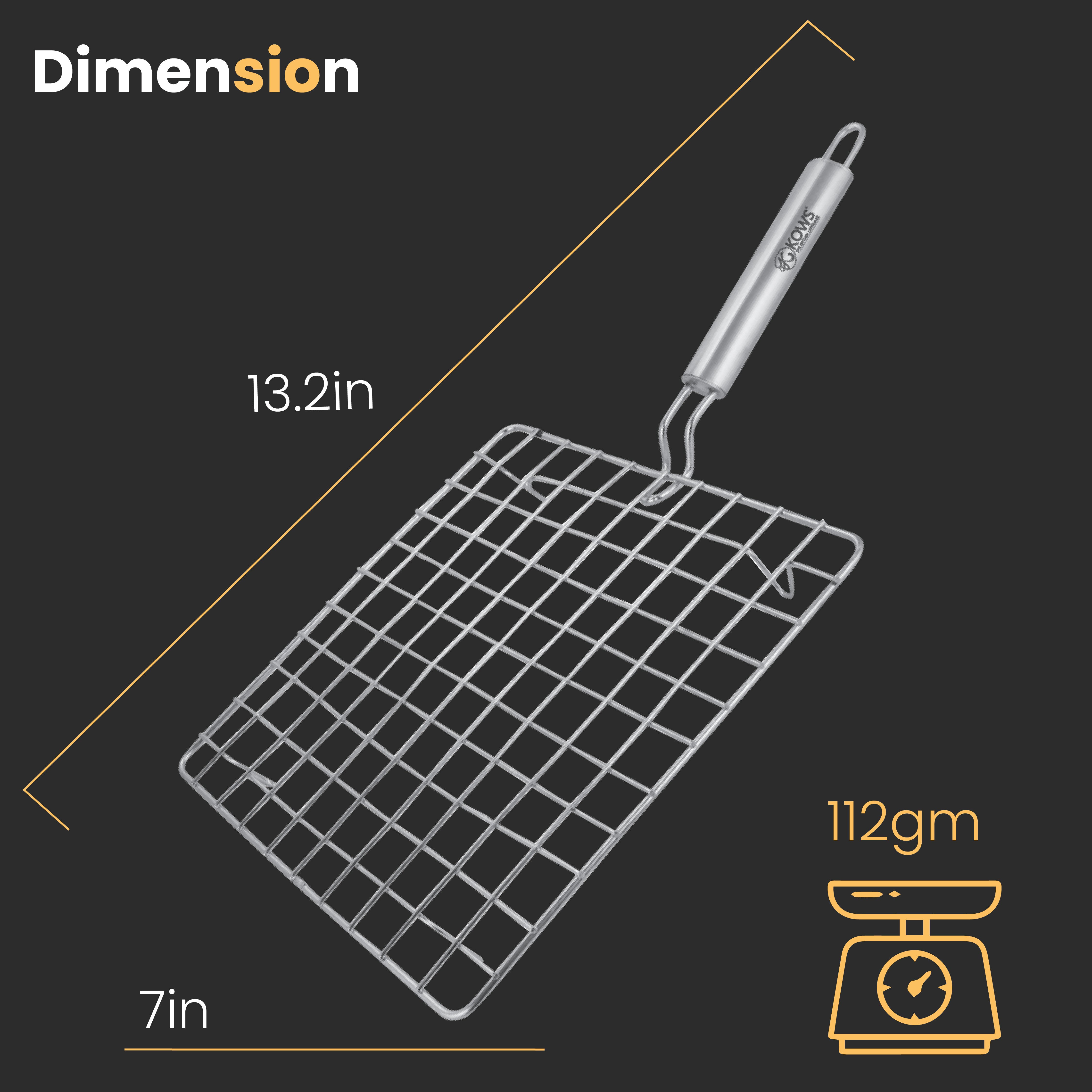 KOWS Pipe net square roaster (RST08)