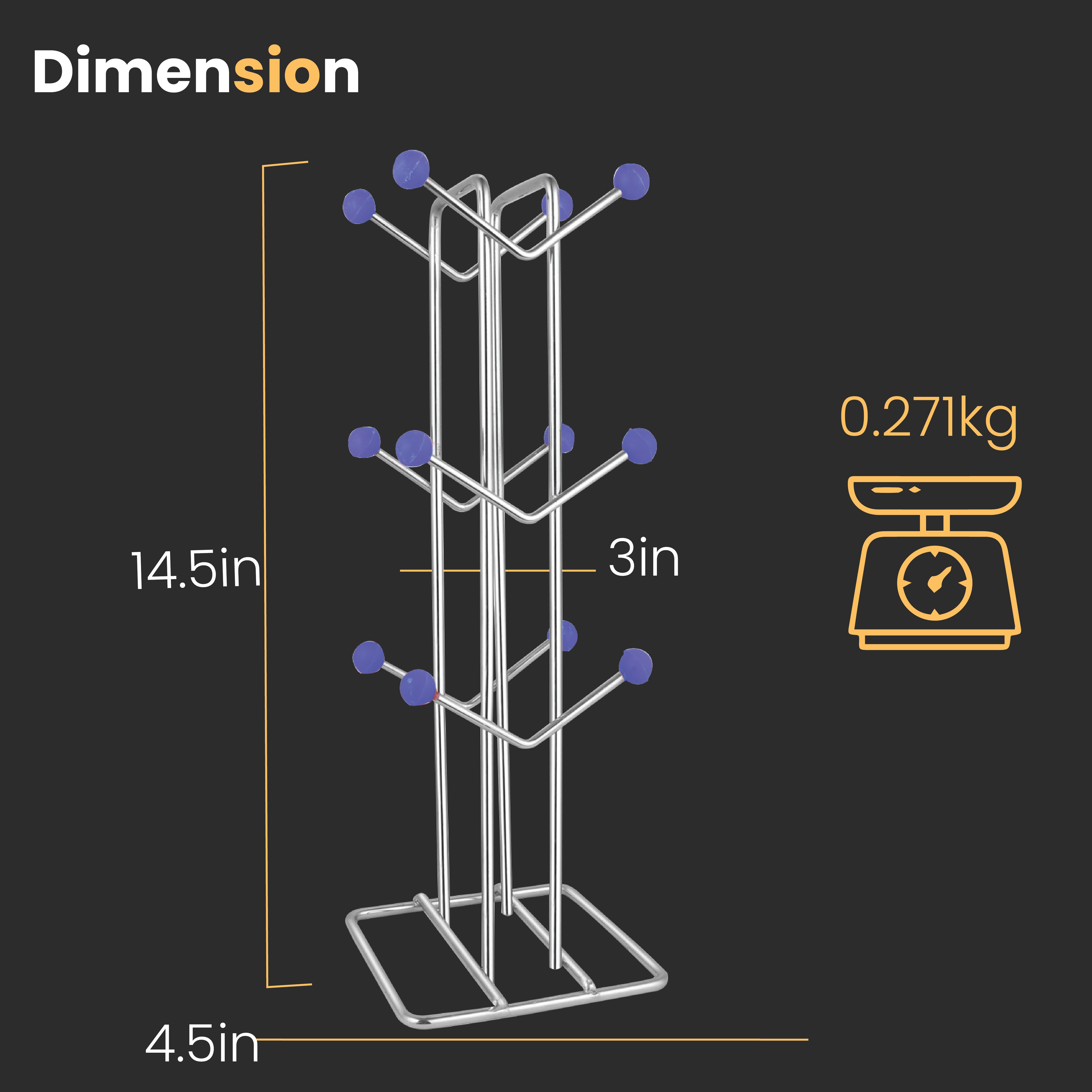 KOWS -V SHAPE CUP STAND-CP 002