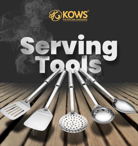 KOWS Dual Tone 14-Inch Serving Tools Set